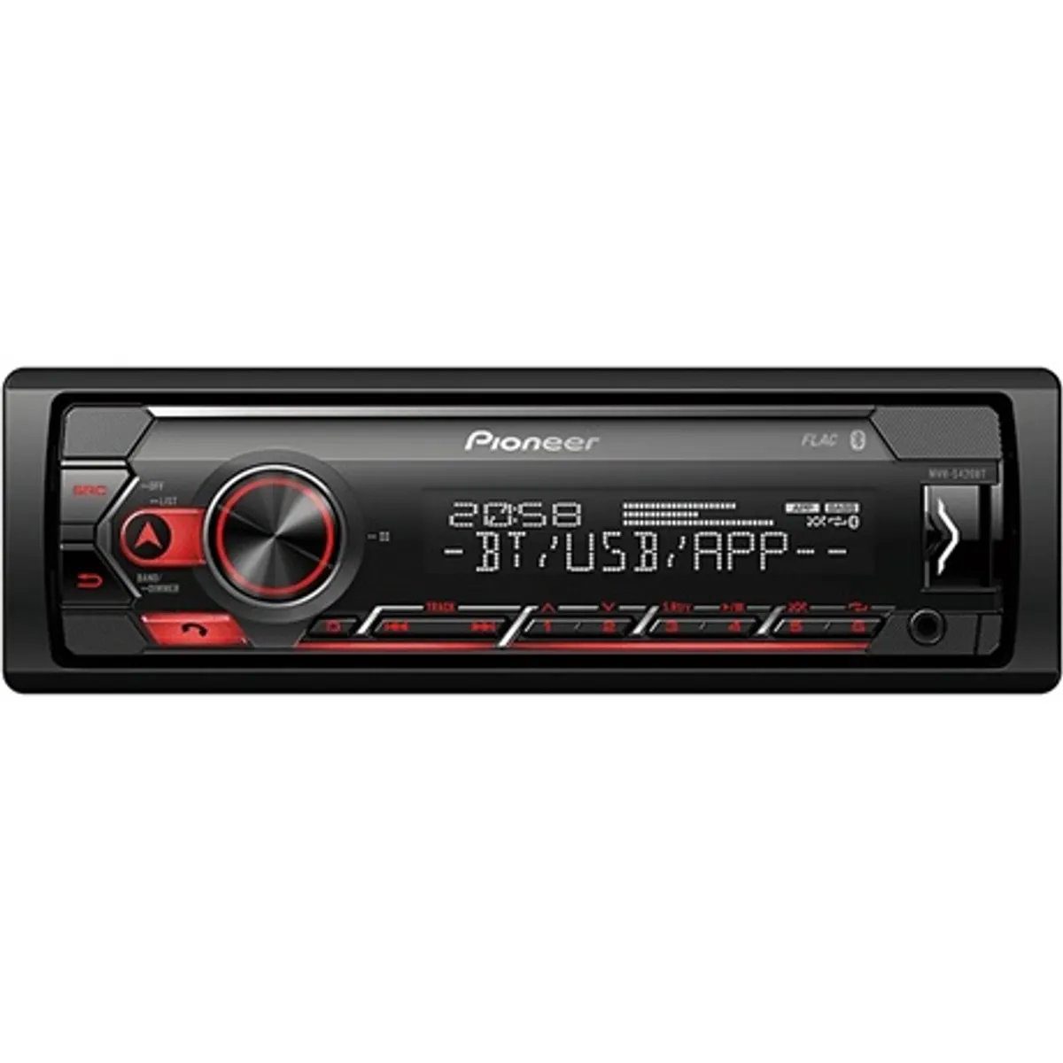 Pioneer MVH-S420BT autóhifi fejegység 1-DIN Bluetooth és USB FLAC 13-sávos grafikus EQ 50 W x 4 #1