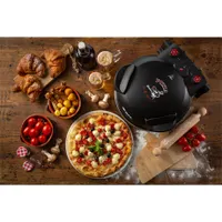 Ariete 917.BK Da Gennaro pizzakemence 33 cm sütőlap 1200 W 400C 30 perc 5 fokozat #4