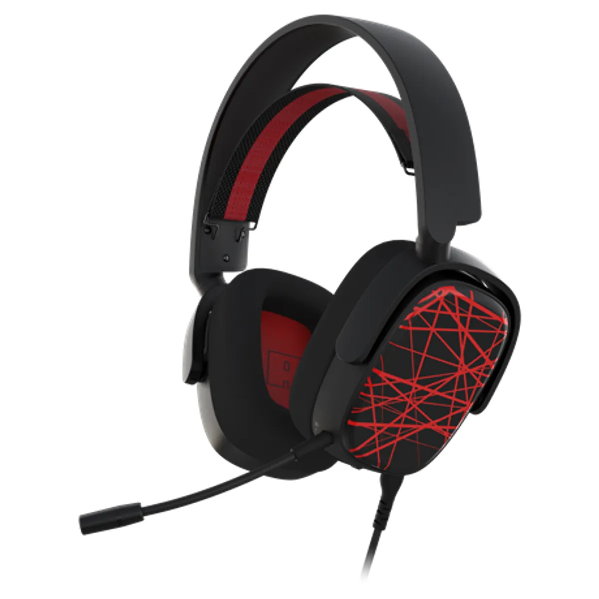 Yenkee YHP 3040 VECTOR 50 mm 7.1 térhatású hangzás USB-C vagy 3,5 mm csatlakozás kivehető mikrofon #1