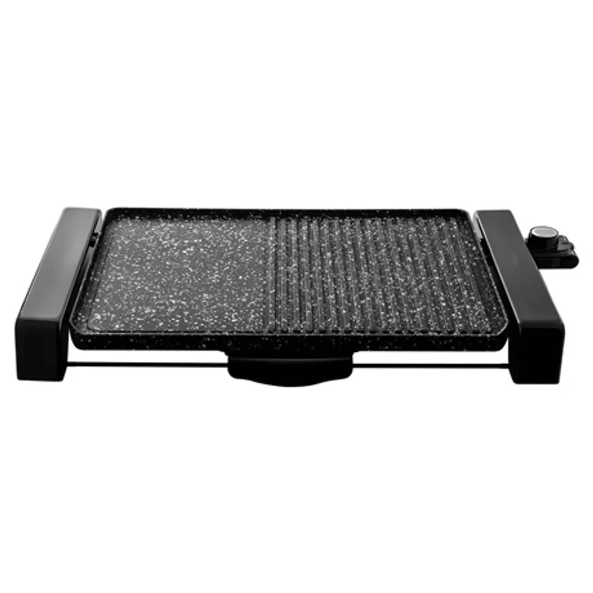 Sencor SBG 108BK asztali grill 2 grillsütőfelület, 47x31 cm, 100-220 C, 2300 W, tapadásmentes, kivehető olajtálca, hőszigetelt fogantyú #1