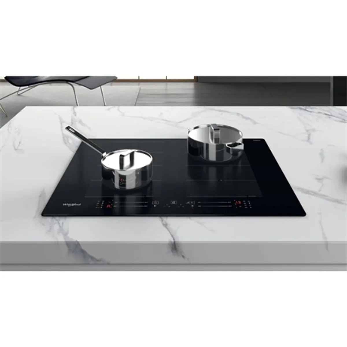 Whirlpool WF S8865 NE beépíthető indukciós üvegkerámia panel 4 zónás flexi cook chef control power management booster keep warm #6