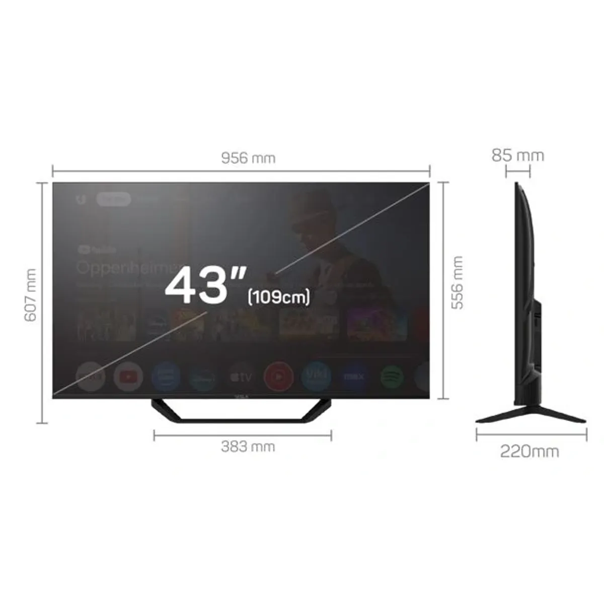Tesla 43E655BUS E655 4K LED Google TV Dolby Vision #5