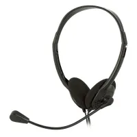 Sencor SEP252 SEP 252 30mm impedancia 32ohm frekvencia 20 Hz-20 kHz mikrofon -58 dB 30 Hz-16 kHz 1,2 m 3,5 mm fekete #1