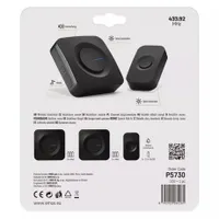 Emos P5730 vezeték nélküli csengő 433 MHz 90 dB 52 dallam IP56 vízálló gomb automatikus párosítás 180 m #7