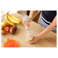 Sencor SHB 4211WH botmixer 600 W 2 élű rozsdamentes pengék 700 ml keverőpohár #8