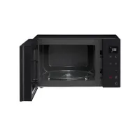 LG MS2336GIB mikrohullámú sütő 23 l 1000 W EasyClean bevonat Smart Inverter fehér LED gyors kiolvasztás gyerekzár rejtett fogantyú fekete #6
