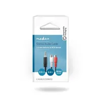 Nedis CAGB22250BK02 3,5 mm-es RCA audio kábel 0,2 m #3