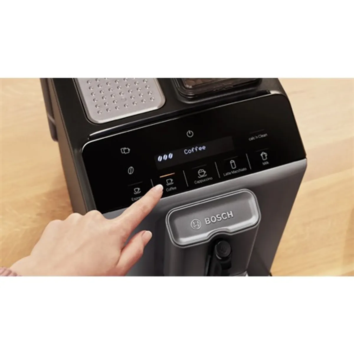 Bosch TIE20504 VeroCafe Serie 2 automata kávéfőző kerámia őrlőmű OneTouch 15 bar tejhabosító LCD csészemelegítő #7