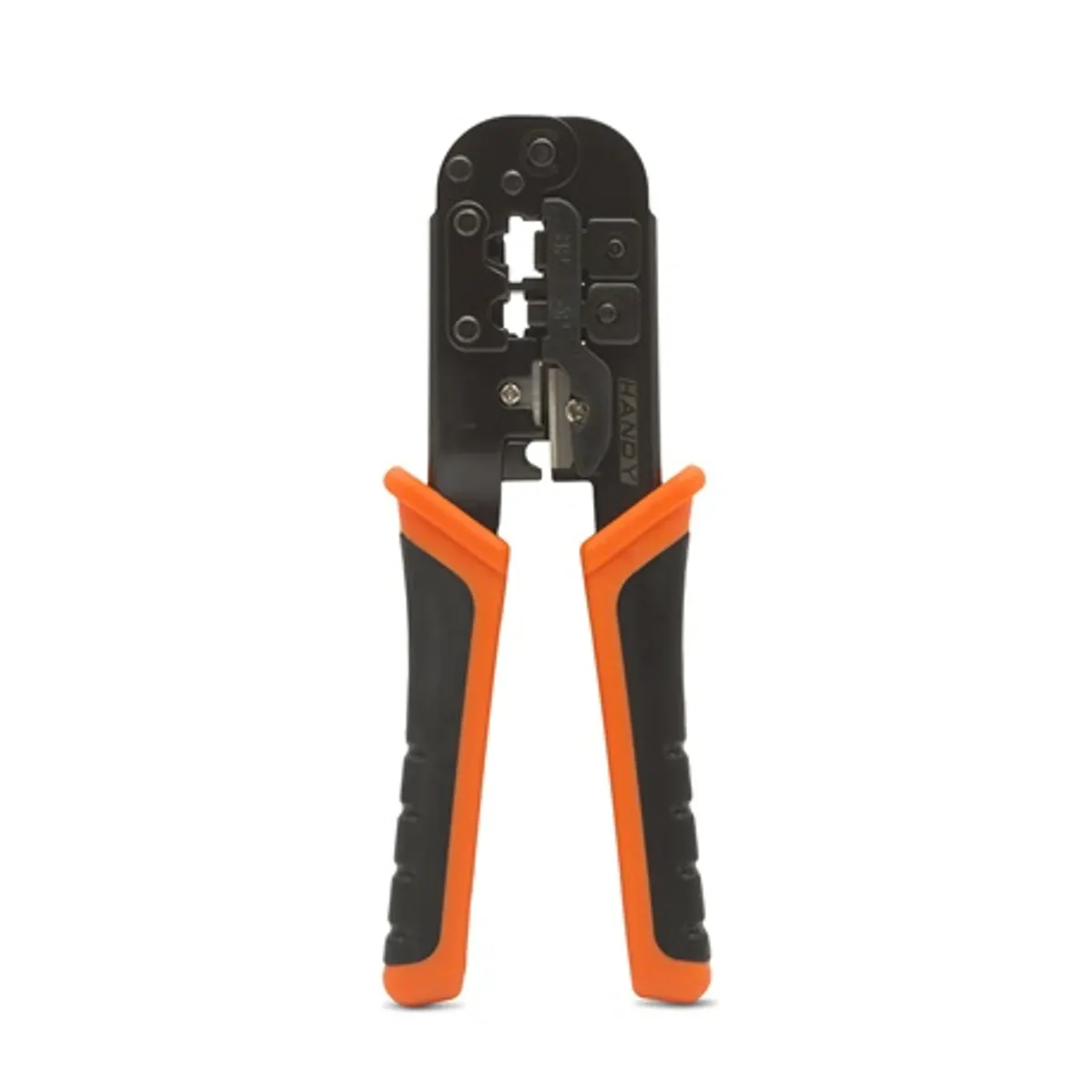 Handy 10179 Krimpelő, blankoló és vágó fogó 6P 8P RJ11 RJ12 RJ45 190 mm #1