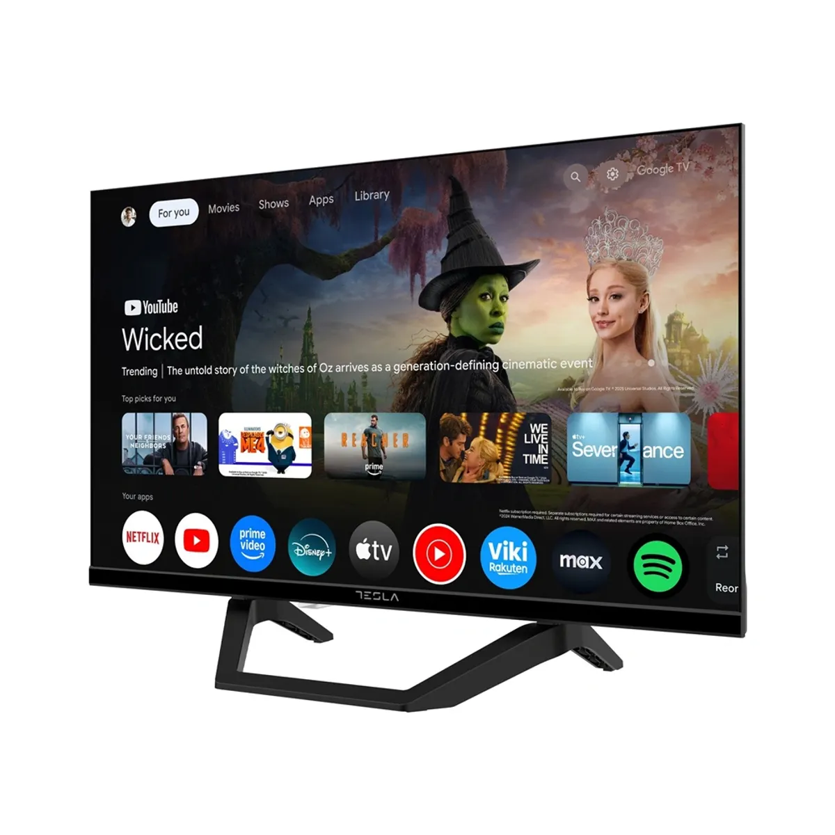 Tesla 24E655BHS E655 Google TV LED 24\" HDMI 3xUSB DVB-T T2 C S2 #3