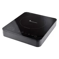 Bergner BGMP-9130 Indukciós főzőlap 2000W érintésvezérlés 4 számjegyű kijelző 10 fokozat gyerekzár időzítő fekete kristályüveg 60-240C #1
