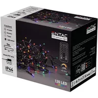 Entac ECL-120-MC-IR Füzér 120 led színes távirányítóval 9 m, 220-240V, 3,6 W, IP44, 8 mód, memória, időzítő, fényérzékelő, fényerő-szabályzó #1