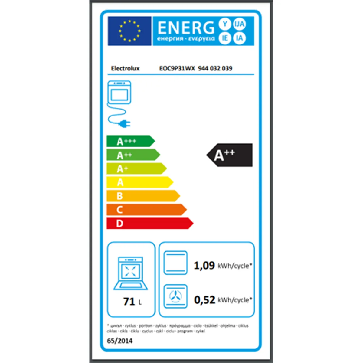 Electrolux EOC9P31WX SteamCrisp gőzsütő beépíthető #9