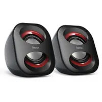 Hama 00173131 Sonic Mobile 183 fekete USB tápellátású 3 W RMS 4 ohm 120-20000 Hz 3,5 mm jack USB 3.0