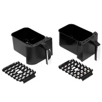 Home by Somogyi HG AF 24 Forrólevegős sütő dupla 2x3,8 l 2460 W 6 üzemmód MEAL funkció DUAL funkció #4