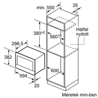Bosch BFL634GB1 Serie 8 beépíthető mikrohullámú sütő inverter AutoPilot 7 #4