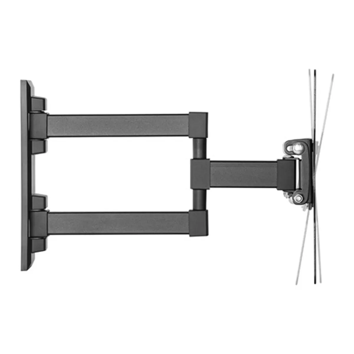 Stell SHO 4540 fali konzol kihúzható teherbírás 20 kg 23-42" VESA 75x75 100x100 200x100 200x200 dőlés 10 forgás 90 fok fekete #3