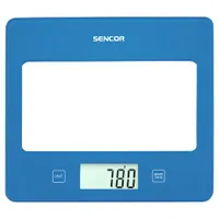 Sencor SKS 5032BL konyhai mérleg 5 kg 1 g tara 4 érzékelő g ml lb oz fl oz auto kikapcsolás 60 mp
