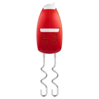 Sencor SHM 5404RD kézi mixer 200 W 5 fokozat Turbo rozsdamentes acél habverő- és dagasztókarok #5
