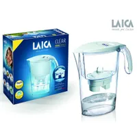 Laica J11AB CLEAR LINE vízszűrő kancsó 2,25L 1,25L szűrt víz, mechanikus szűrőcsere emlékeztető, biztonsági fedél, univerzális bi-flux betét