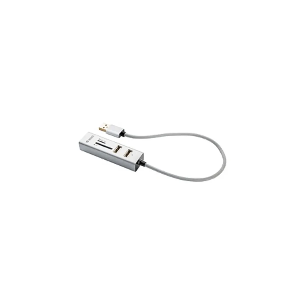 Yenkee YHC 101SR USB hub és kártyaolvasó 3x USB 2.0 port Micro SD SDHC SDXC kártyaolvasó adatátvitel 480 megabit per másodperc 30 cm kábel #6