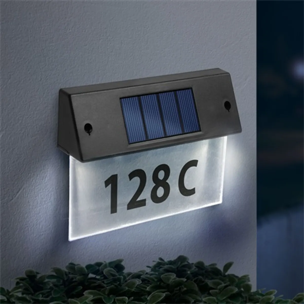Garden of Eden 11446C szolár házszámfény 5 led 12 lm #1