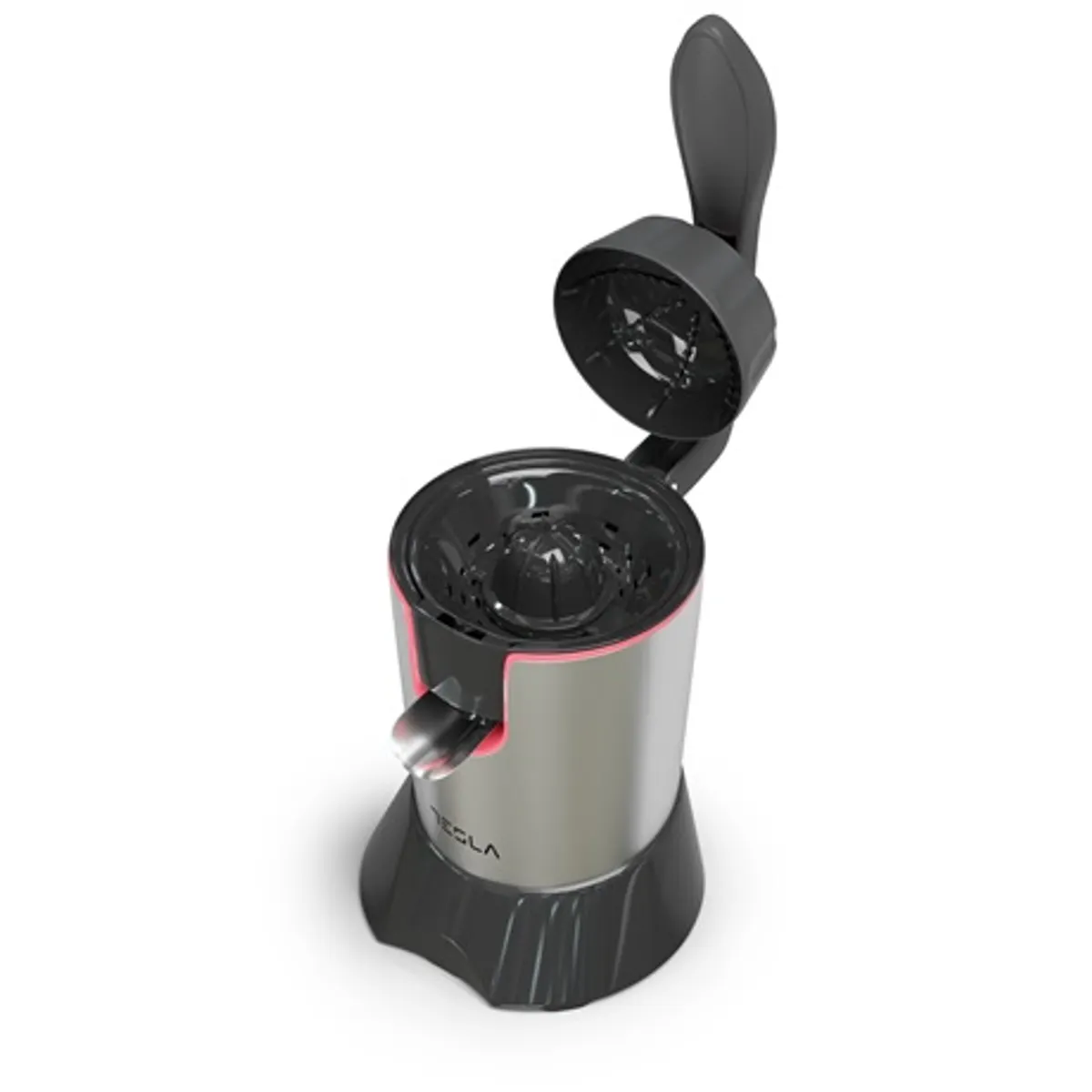 Tesla CJ301BX Citrusprés inox-fekete 300 W 650 ml rozsdamentes acél ház #1