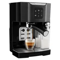 Sencor SES4040BK automata kávéfőző 20 bar nyomás thermoblock előmelegítés átlátszó tejtartály 1-2 csésze 1,4 l víztartály automatikus öntisztító #1