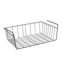Metaltex MX363740 Babette-40 fekete polcra akasztható kosár 40 x 26 x 14 cm #1
