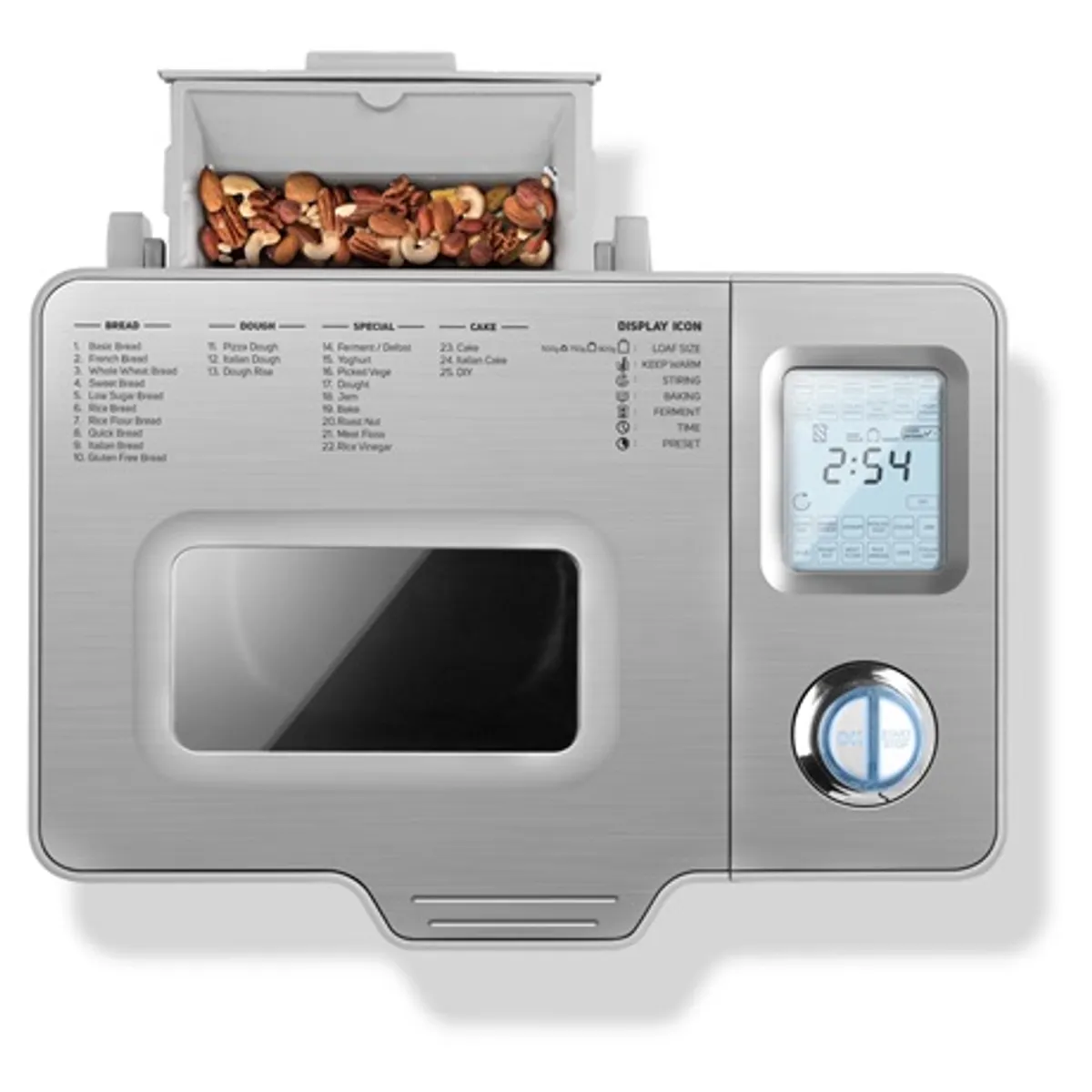 Sencor SBR2000SS kenyérsütő 900 g 23 beépített program 550 W 13 órás késleltetett indítás melegen tartás 60 perc #4