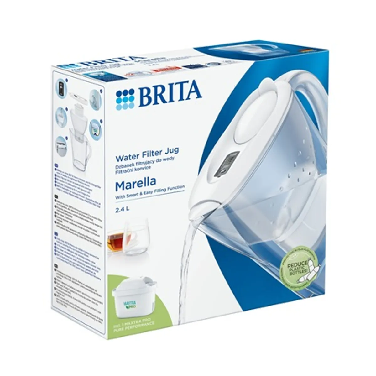 Brita MARELLA 2,4 L MAXTRA PRO 1052789 Marella kancsó, MAXTRA PRO patron, BPA-mentes, 150 l szűrés #2