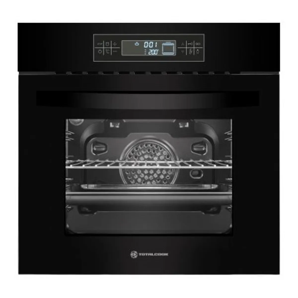Novacook BE11-LD Beépíthető sütő 61 L 11 funkció légkeverés grill fekete #1