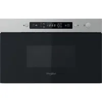 Whirlpool MBNA920X beépíthető mikrohullámú sütő 22 l 750 W grill 3D melegítés oldalra nyíló üvegajtó digitális kijelző JET Start JET Defrost gyermekzár #1