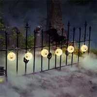 Family Halloween 58172 LED fényfüzér pókháló mintás 1,65 m 10 LED melegfehér 2 x AA elem nem tartozék kapcsolóval #1