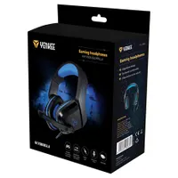 Yenkee YHP 3005 GUERRILLA Gamer fejhallgató kék-fekete 40 mm hangszóró 32 ohm 20 Hz-20 kHz 2,1 m #4