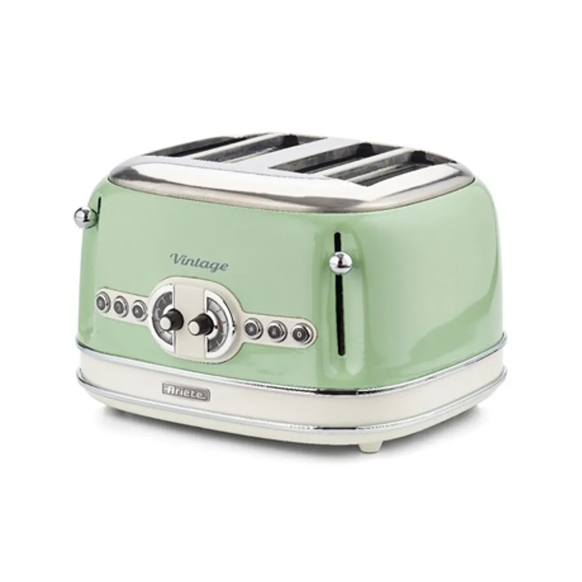 Ariete 156GR Vintage kenyérpirító 4 szeletes 1600 W 6 pirítási fokozat automatikus középrehelyezés #1