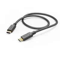 Hama 00201591 FIC E3 ADATKÁBEL USB 2.0 Type-C 1,5 m fekete aranyozott dugók #1