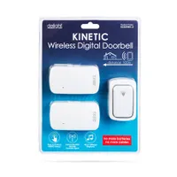 Delight 55345WH-2 vezeték nélküli csengő Kinetic 2 beltéri fehér #2