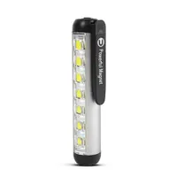 Phenom 18580A LED zseblámpa újratölthető mágneses övcsipesz Type-C töltés ezüst alumínium #1
