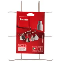Metaltex MX364926 TAZZA special edition csészetartó krém színű 19x26 cm hat bögrét tárol #2