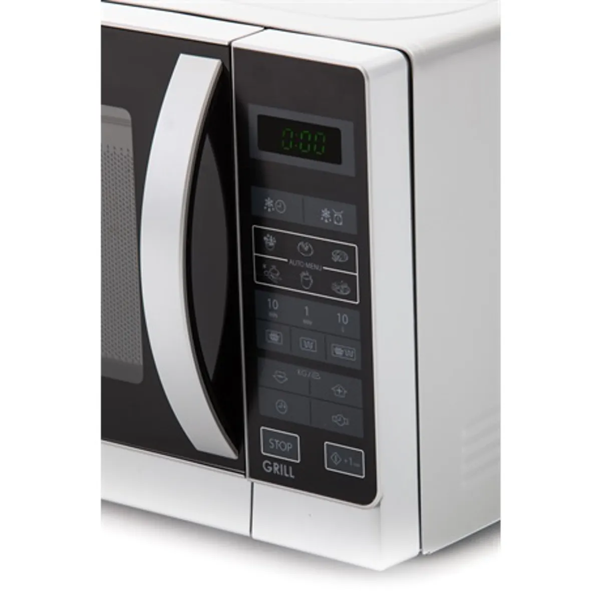 Sharp R642INW grilles mikrohullámú sütő 20l 800W 1000W grill kvarc 11 fokozat 8 automata program Gyerekzár Digitális kijelző Időzítő 99 #8