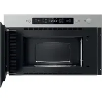 Whirlpool MBNA910X beépíthető mikrohullámú sütő 22L 750W gőz funkció oldalnyíló üvegajtó ajtónyitás JET Start JET Defrost gyermekzár kijelző #3