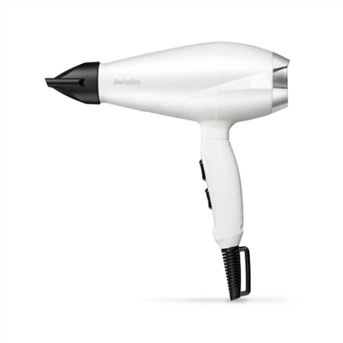 BaByliss 6704WE Power Pro hajszárító AC motor, 2000W, 2 hő és 2 sebesség, zárolható hideglevegő, 2,8 m kábel, szűkítő #1