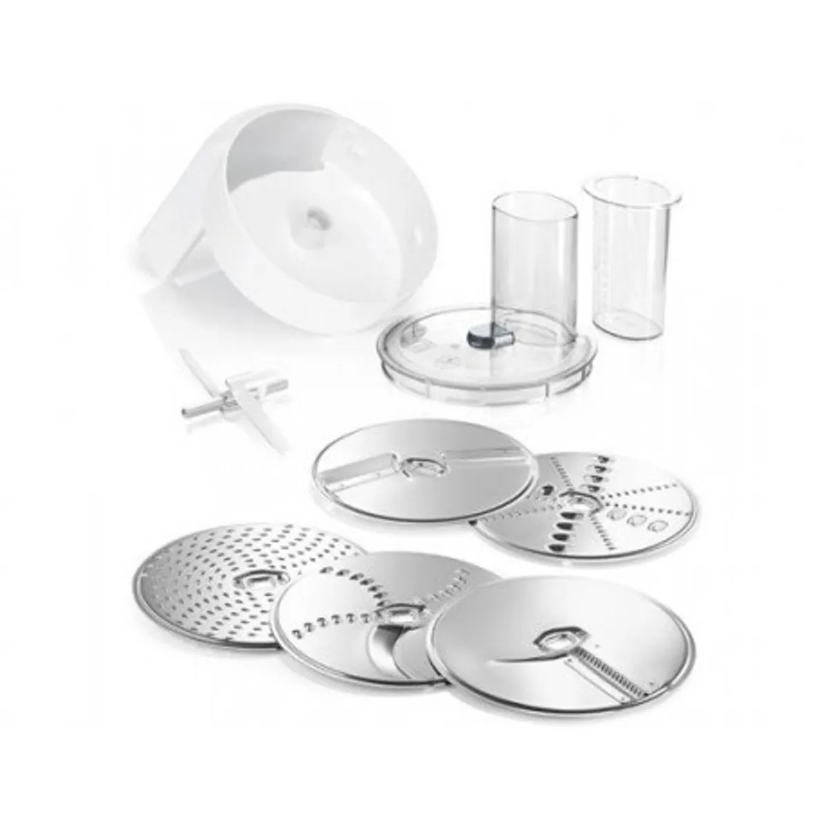 Bosch MUZ5VL1 VeggieLove zöldségszeletelő és aprító készlet MUM5-höz 5db tárcsa #1