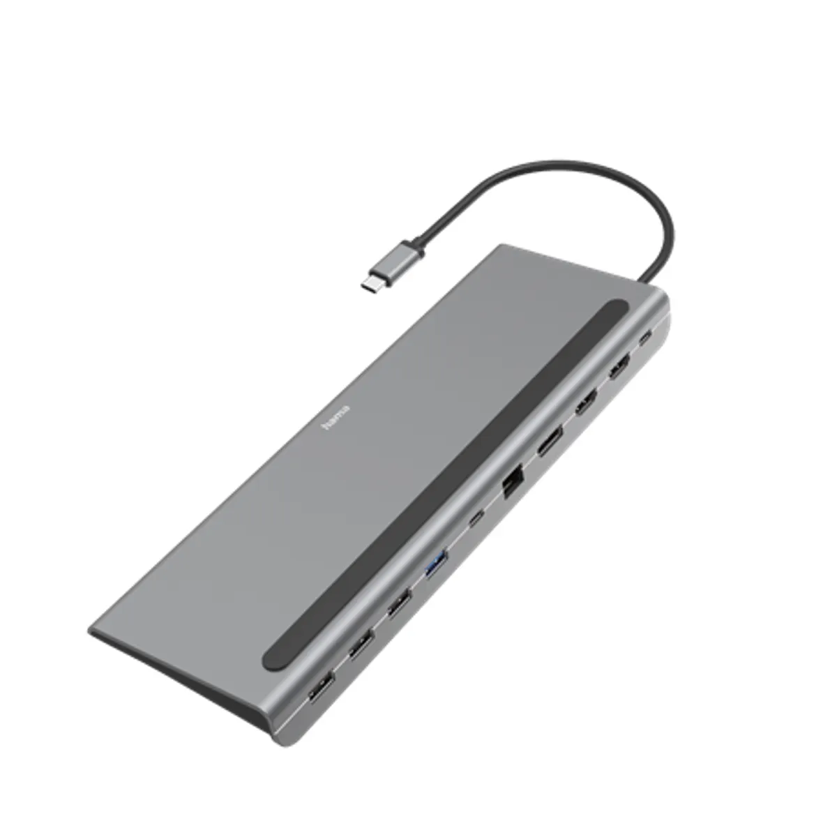 Hama 00200100 usb-c 10in1 dokkoló adapter 4x usb-a 2x hdmi dp lan pd 100w #1