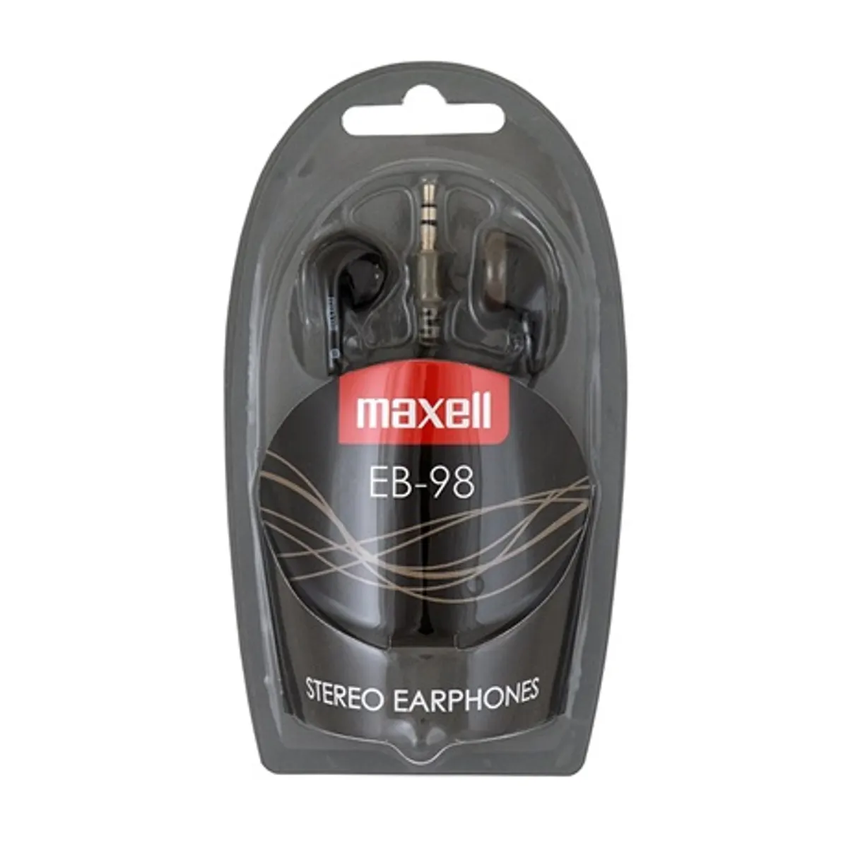 Maxell EB-98BK fülhallgató 3,5 mm jack 32 ohm 7,3 mm meghajtó 1,2 m 20 Hz-23 kHz 95 dB #2