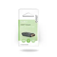 Nedis CVGB34900BK HDMI toldó adapter aranyozott HDMI bemenet és HDMI kimenet 4K@30Hz 1080p egyenes #7