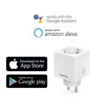 Hama 00176575 okos wifi mini konnektor fogyasztásmérővel 3680 w 2,4 ghz ip20 fehér #3