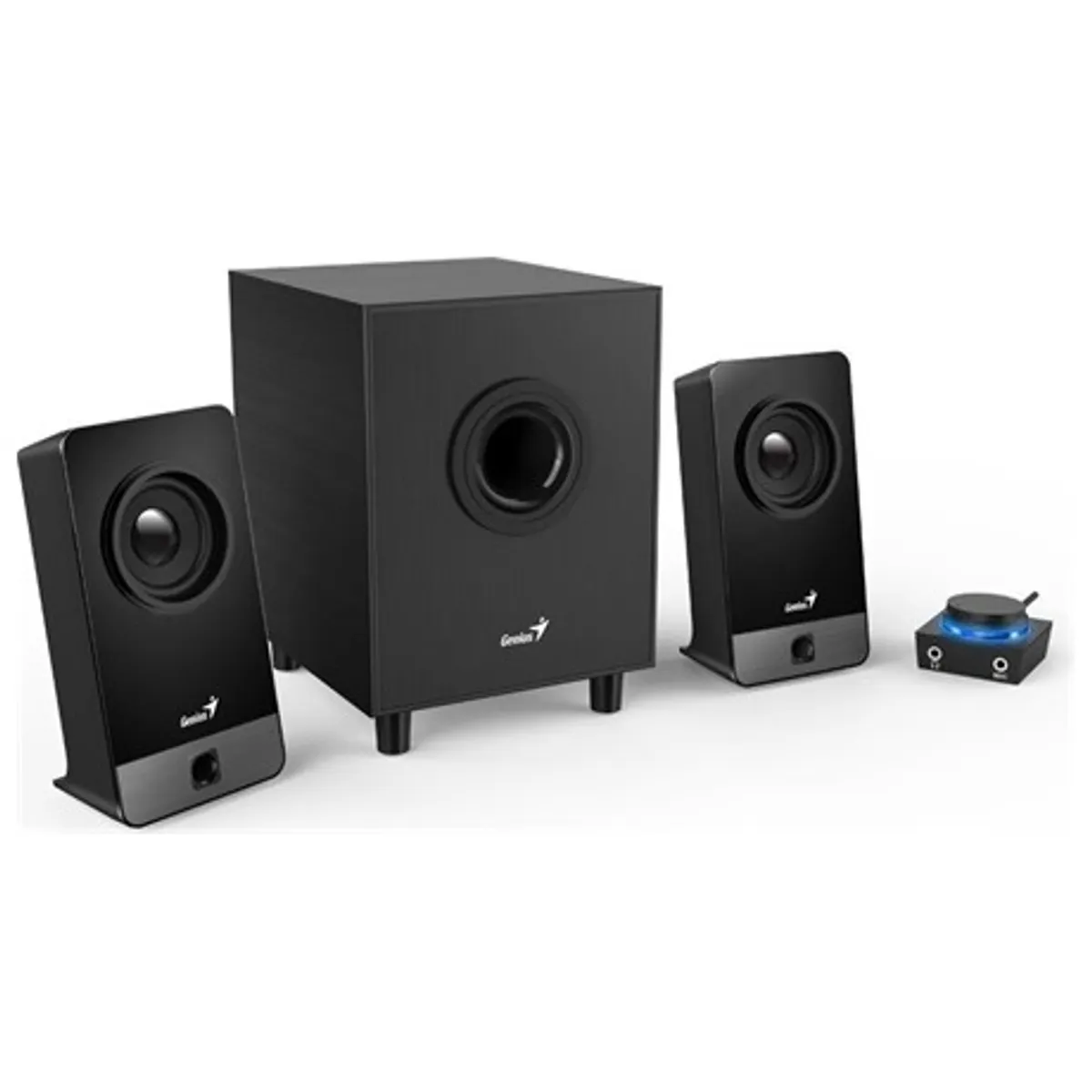 Genius SW-G2.1 300X 2.1 hangfal szett 4" sub 2x2.6" szatellit RMS 10W 25Hz-200kHz; 200Hz-18kHz bemenet 3.5mm #2