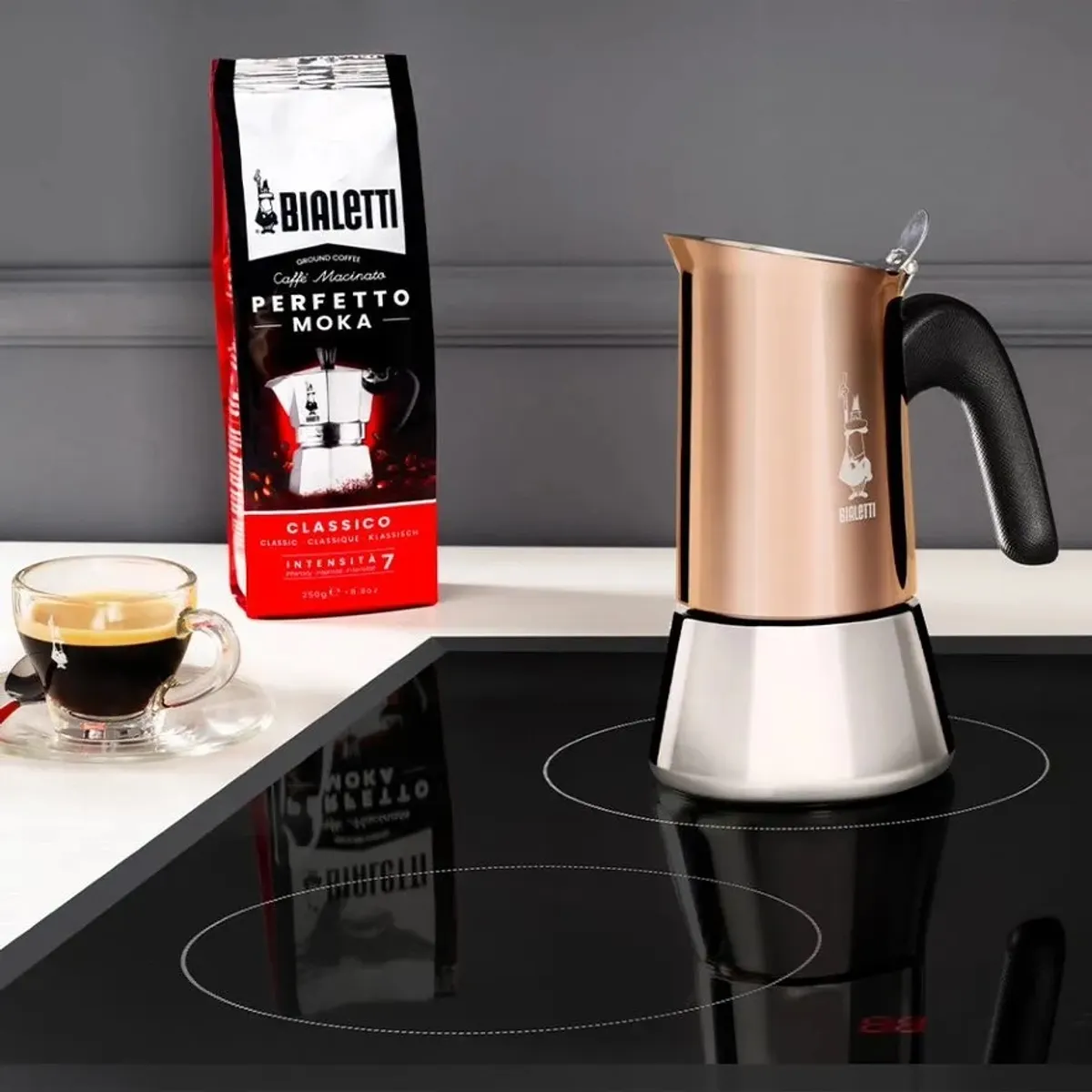 Bialetti 7282-CN VENUS Venus kotyogós kávéfőző 2 adag rozsdamentes acél biztonsági szelep #5